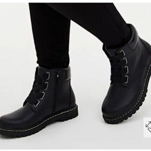 Torrid Combat Boots-wide width